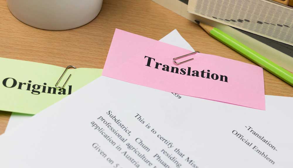 Servicio de traducción de distintos idiomas